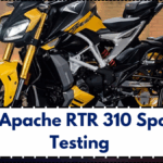 TVS Apache RTR 310 Spotted Testing – Design and Feature Highlights