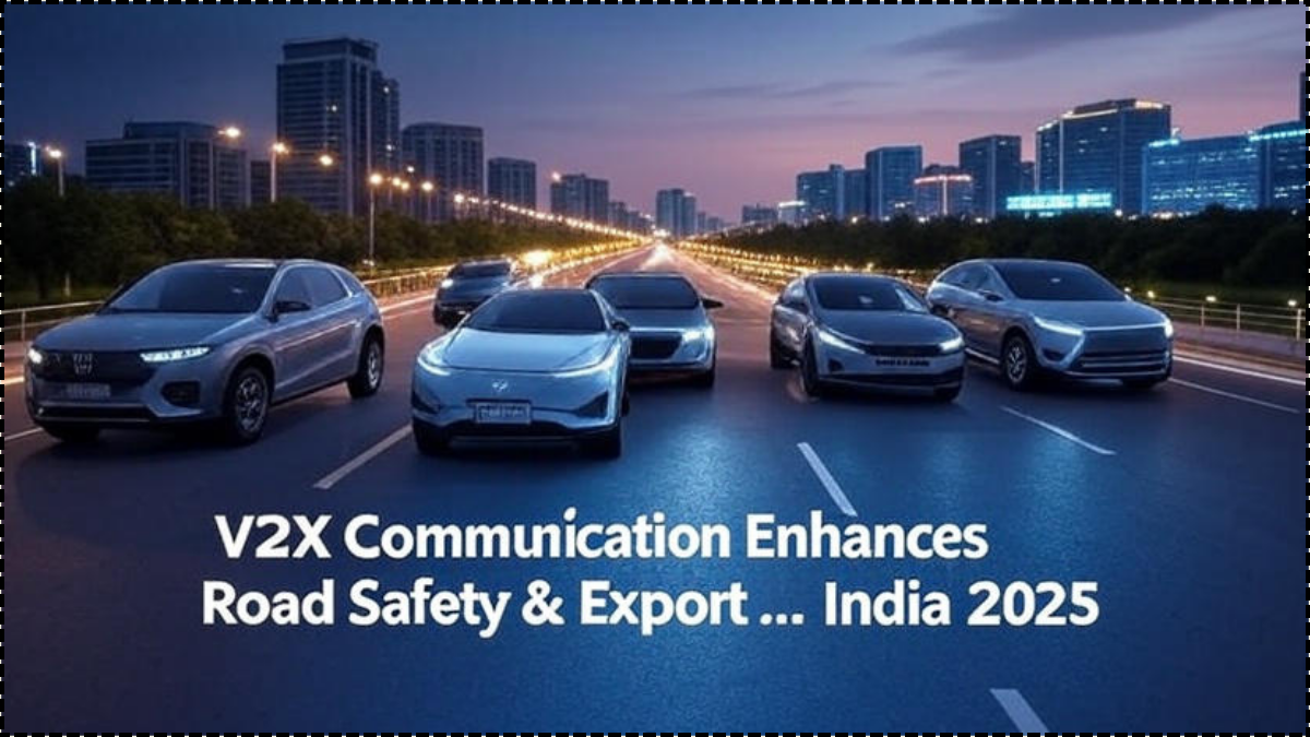 V2X Communication Enhances Road Safety & Export … India 2025