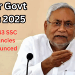 Bihar Govt Jobs 2025 – 12,543 SSC Vacancies Announced