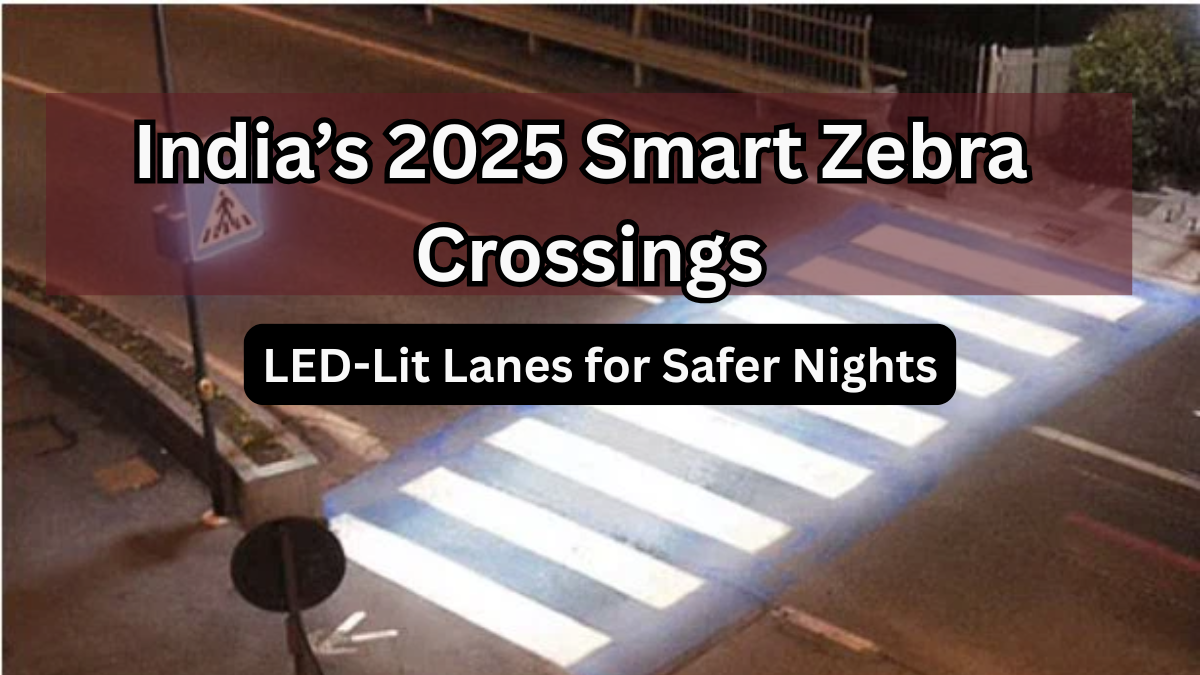 India’s 2025 Smart Zebra Crossings – LED-Lit Lanes for Safer Nights