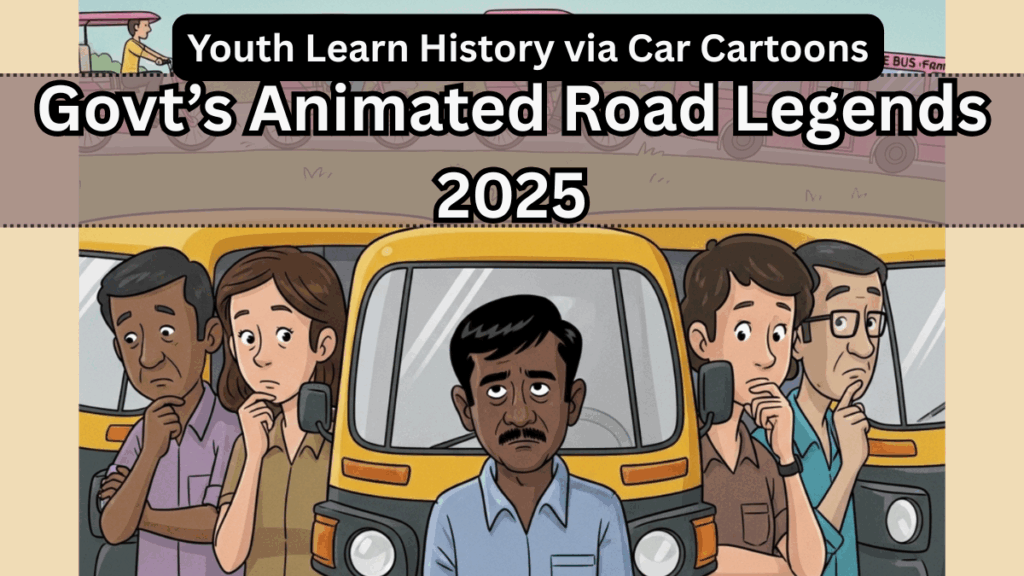 Govt’s Animated Road Legends 2025 – Youth Learn History via Car Cartoons