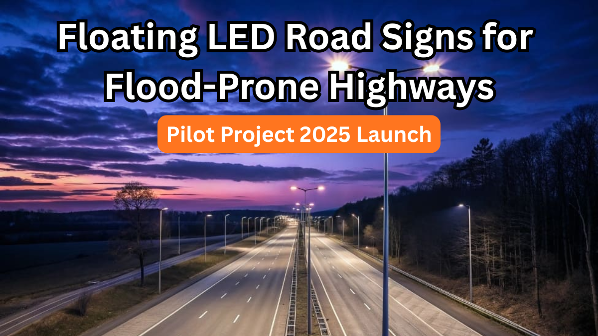 Floating LED Road Signs for Flood-Prone Highways – Pilot Project 2025 Launch